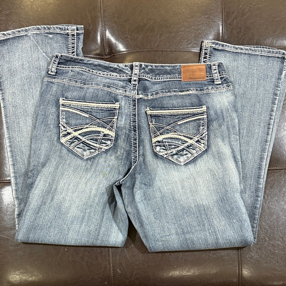 Maurices Light Blue Boot Cut Jeans